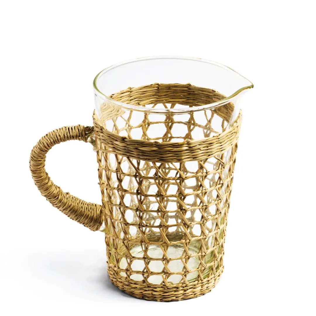 Online Daylesford Organic Weave Glass Jug