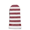 Best Sale Daylesford Organic White & Red Stripe Oven Glove