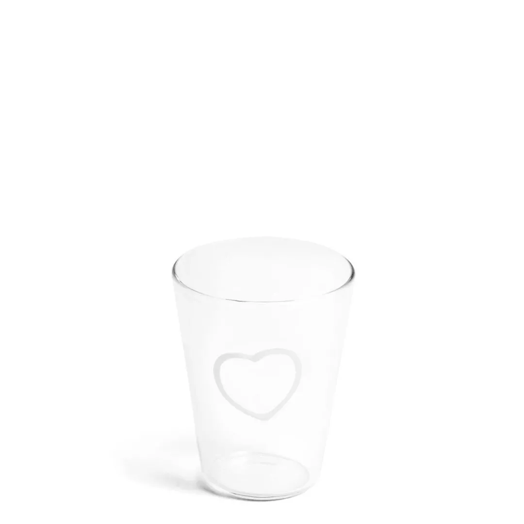 Cheap Daylesford Organic White Heart Glass