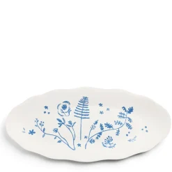 Online Daylesford Organic Wildflower Oval Serving Platter Large
