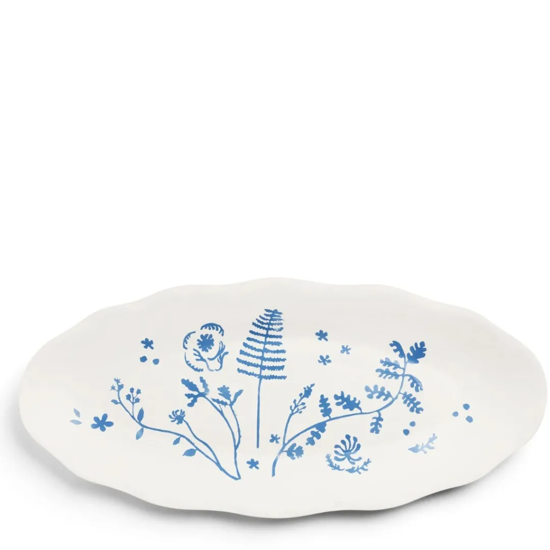 Online Daylesford Organic Wildflower Oval Serving Platter Large