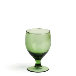 Online Daylesford Organic Wine Glass Smoke Green